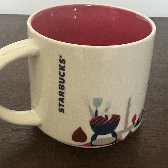 Starbucks Kansas City Coffee Mug Cup 14 0z You Are Here Collection 2015 BBQ - Picture 4 of 12